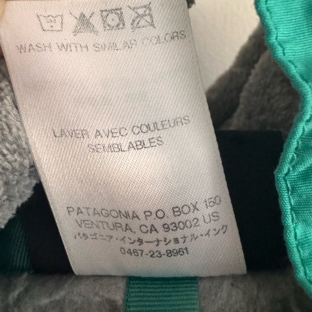 Patagonia Women's Gray Grey Green ReTool Snap T Super Soft Fleece Pullover Small - Picture 5 of 6